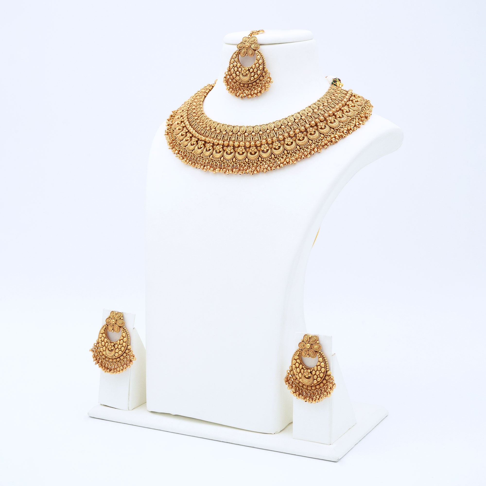 Trendy Crescent Necklace Set