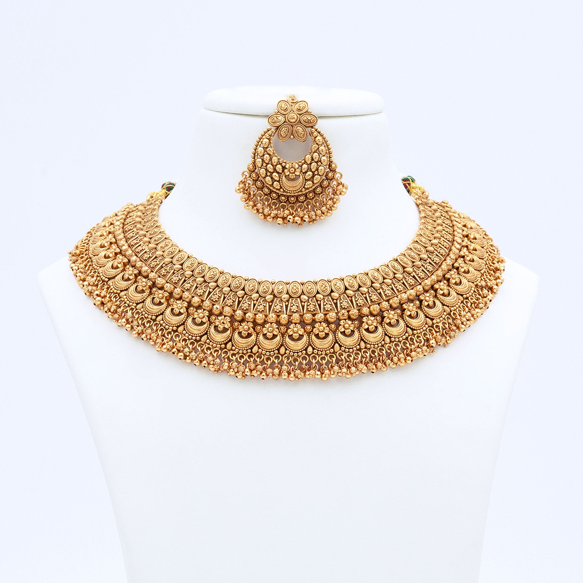 Trendy Crescent Necklace Set