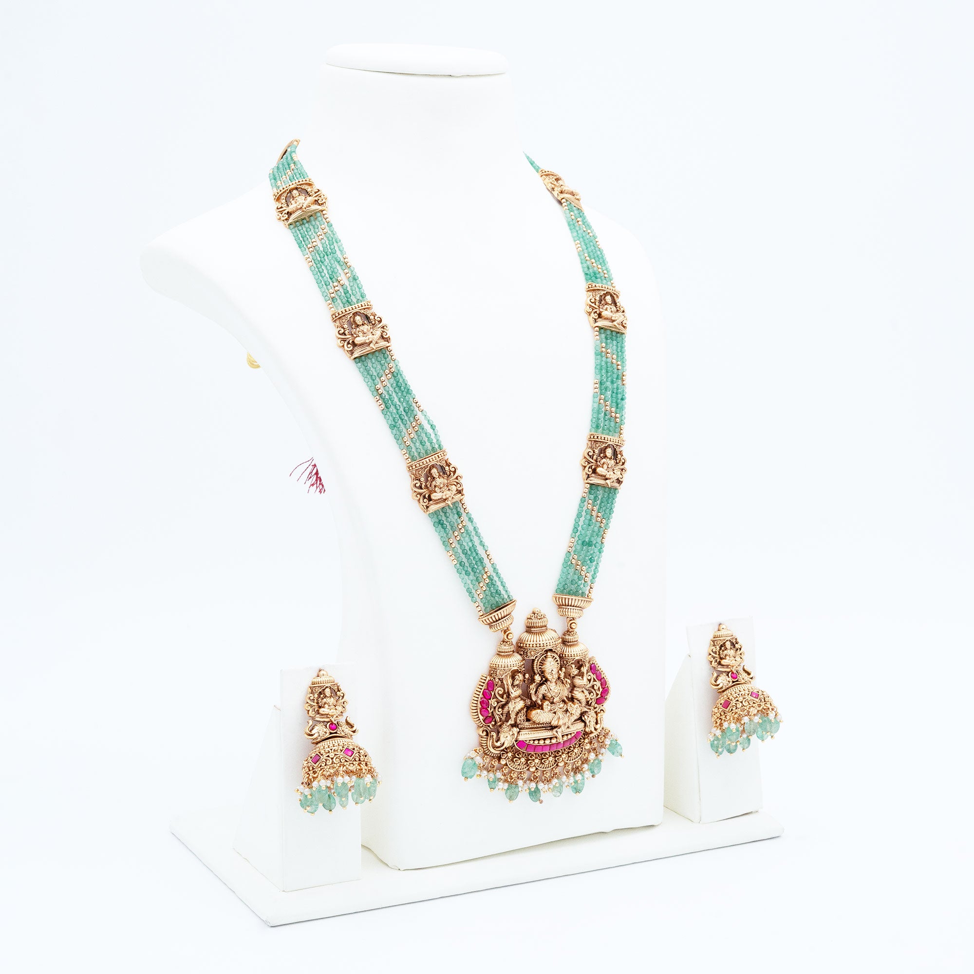 Trendy Lakshmi Haram Necklace Set