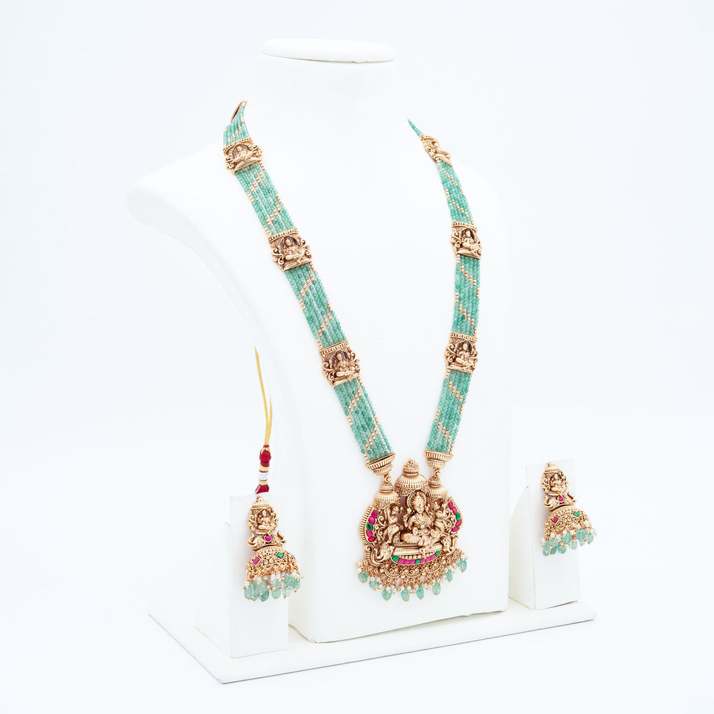 Trendy Lakshmi Haram Necklace Set