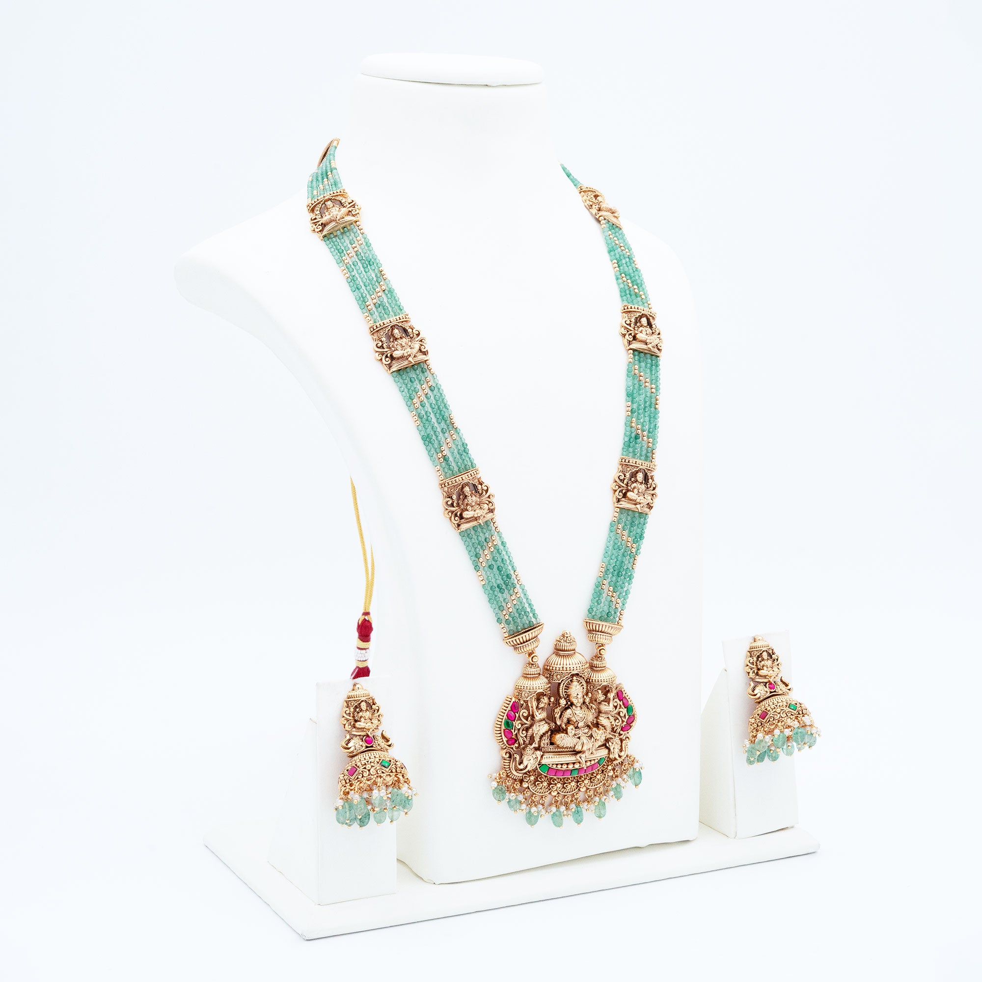 Trendy Lakshmi Haram Necklace Set