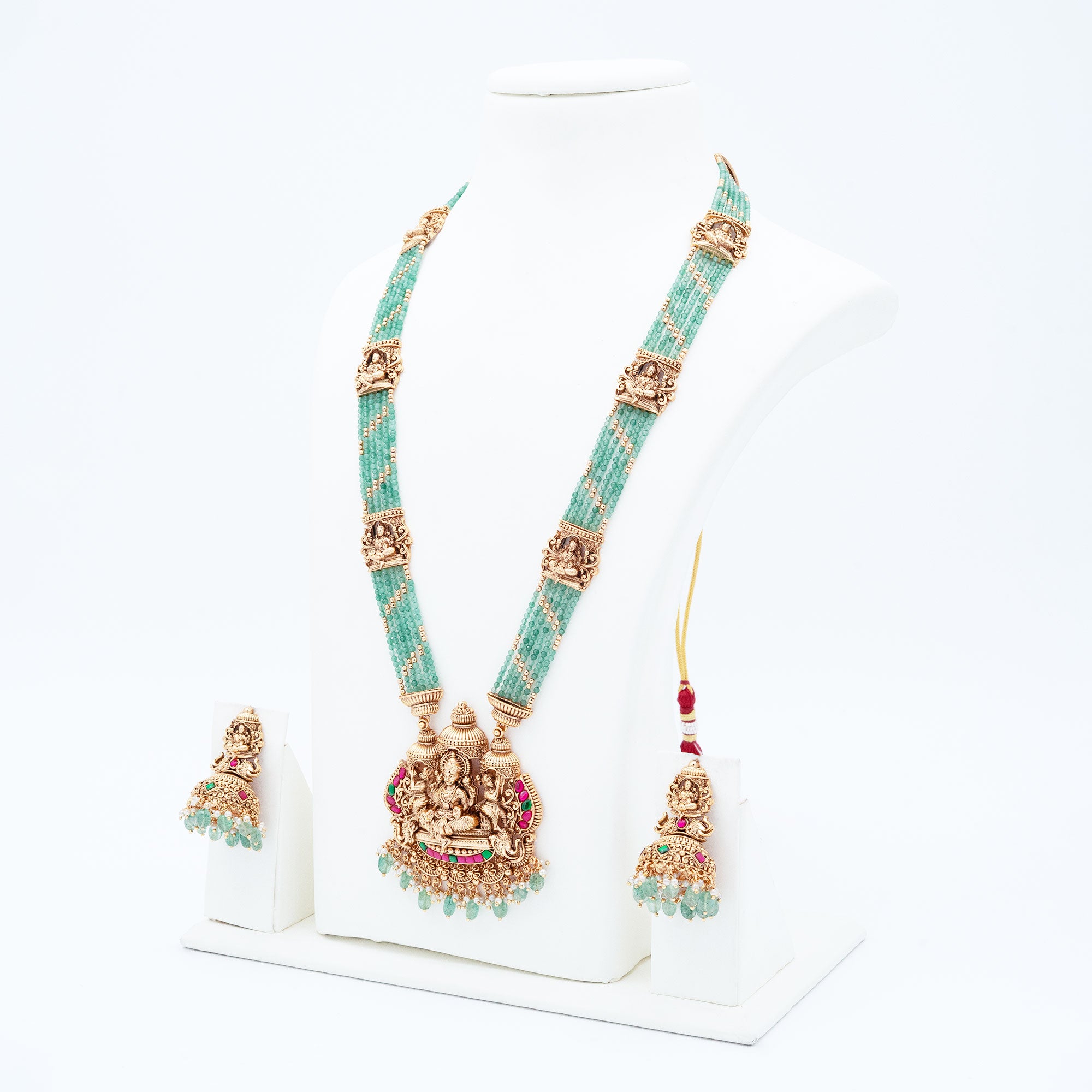Trendy Lakshmi Haram Necklace Set