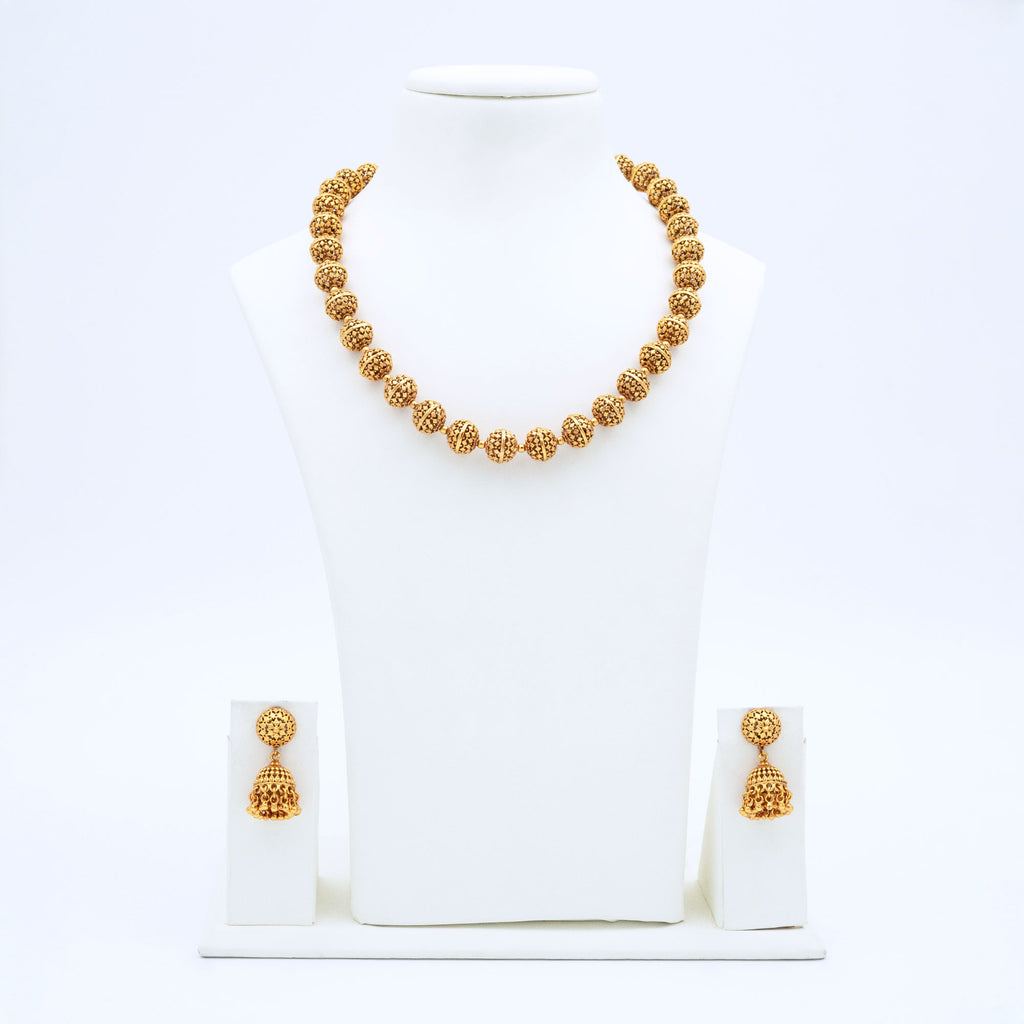 Trendy Rudraksha Necklace Set