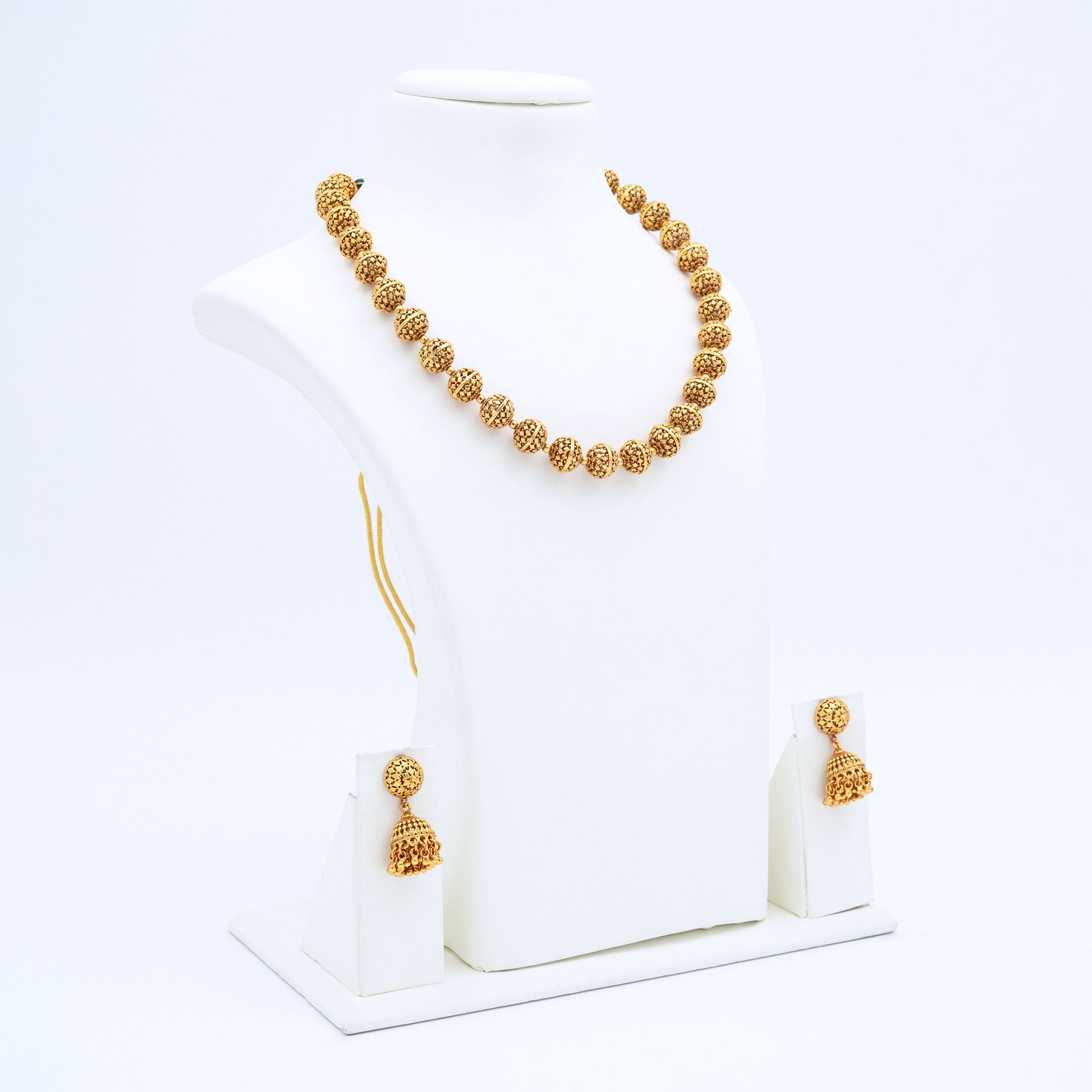 Trendy Rudraksha Necklace Set