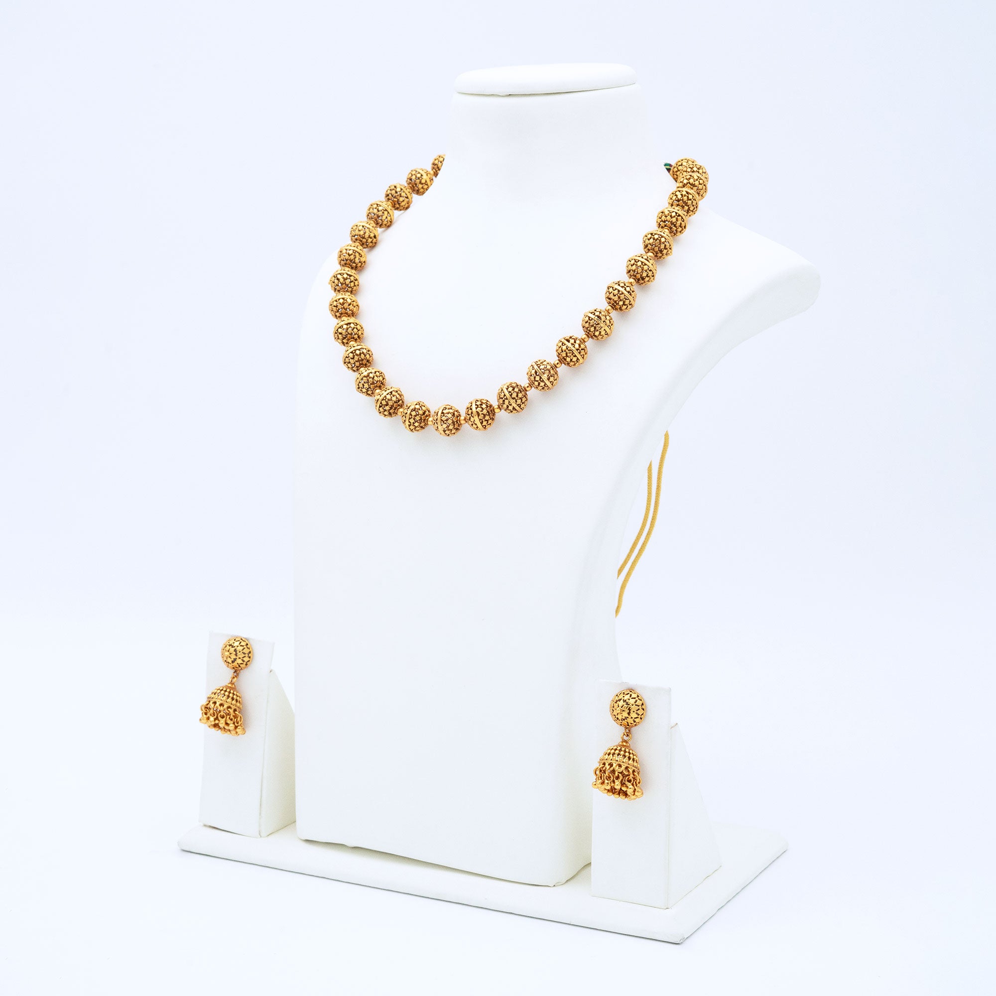 Trendy Rudraksha Necklace Set